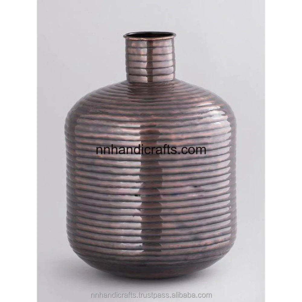 Прямой Производитель Индивидуальный размер и логотип алюминиевые металлические позолоченные Gld винтажные Роскошные новейшие напольные вазы