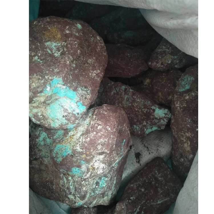 Fox Mine Nevada USA Natural Rough Material Turquoise Crystal Specimen