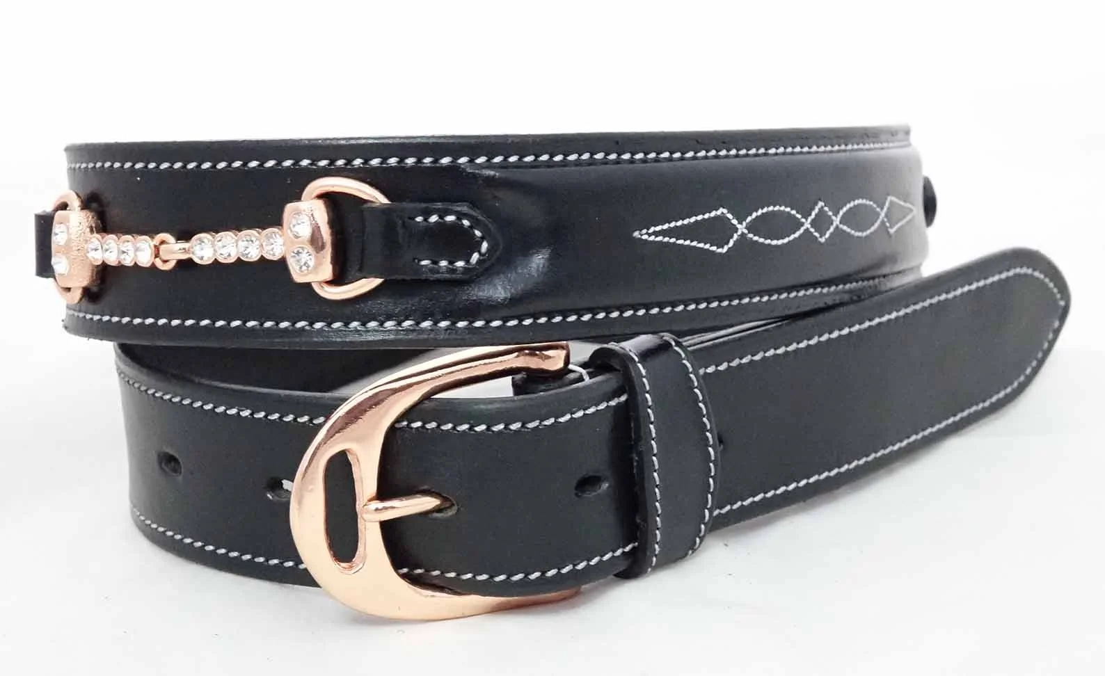 Crystal Stirrup Leathers Iron Stirrups