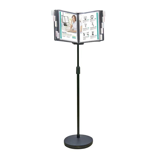 Trifold Presentation Board Catalog Display Rack Floor Stand AIDATA