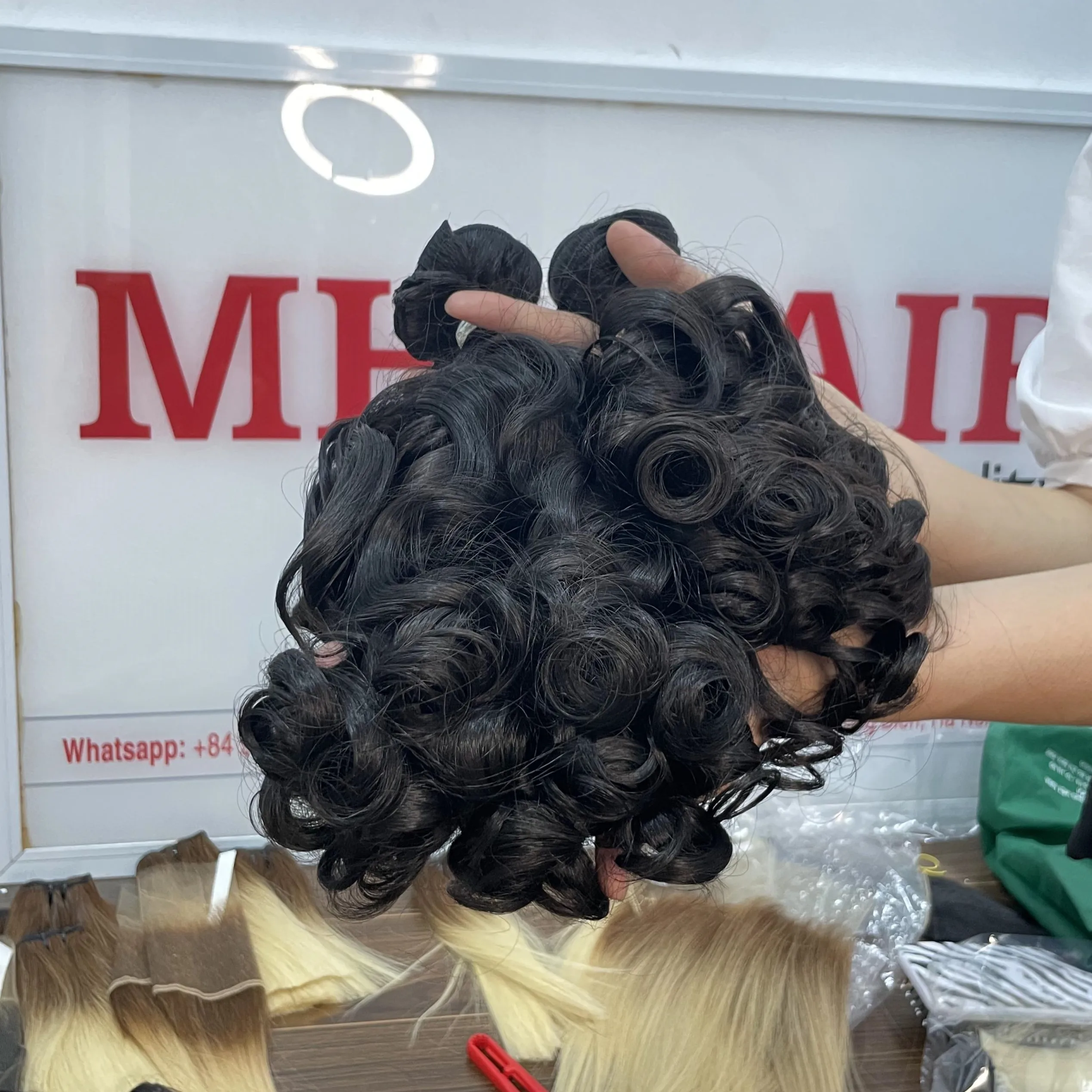 MH Trust 100% Vietnamese Human Hair Weft Extensions Hot Selling Wave Style Bundle Virgin Raw Hair for Braiding HD Lace