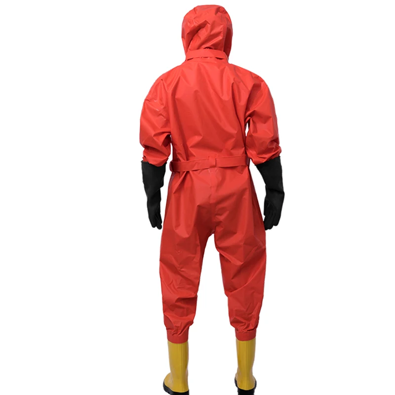 Manufacture light type semi-enclosed acid resistant chemical suits
