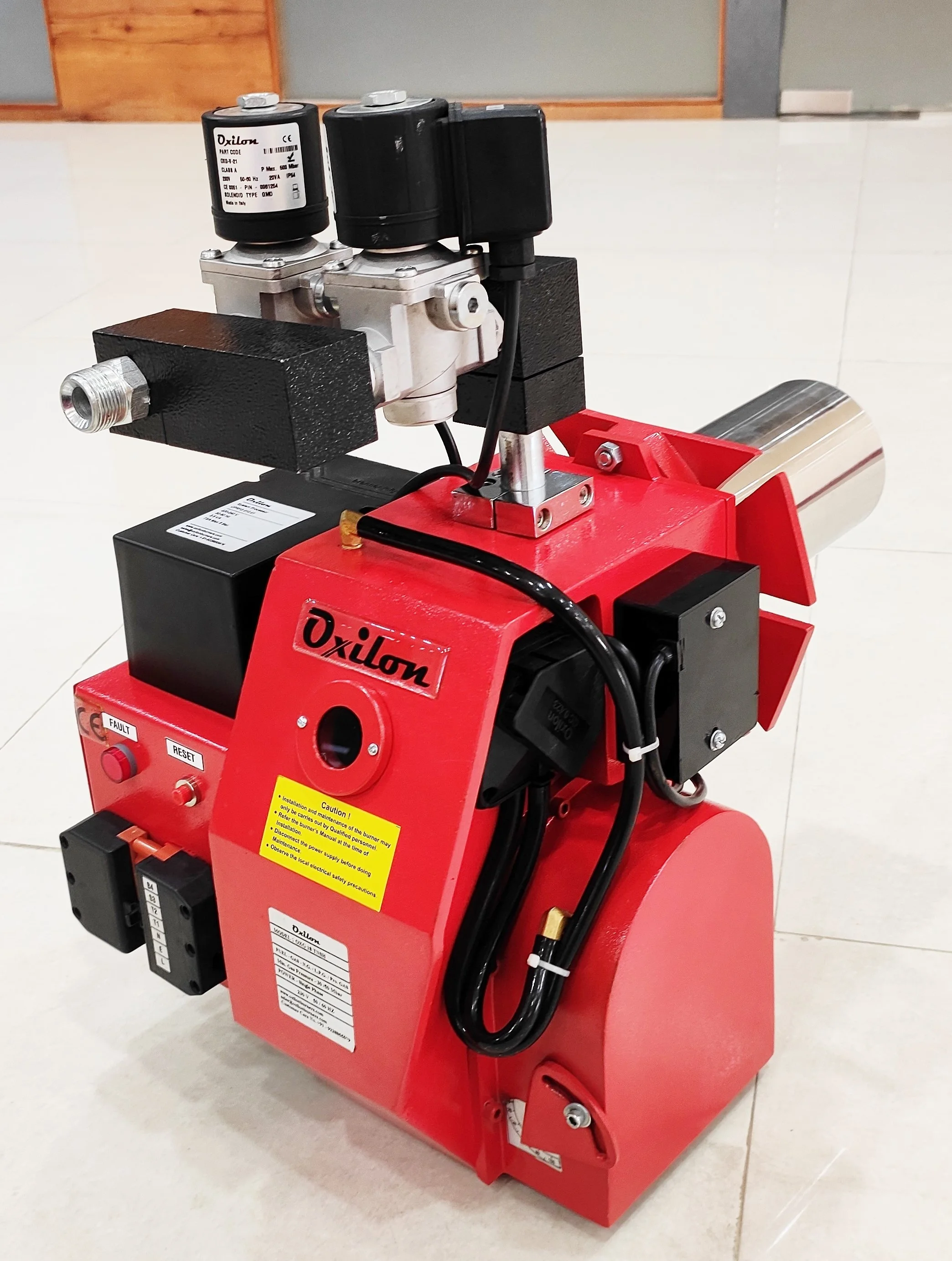Natural Gas burner for Small Baby Steam Boiler equivalent to Riello burner