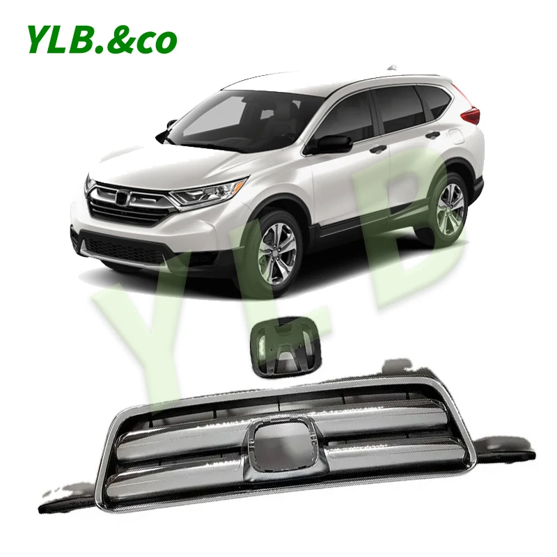 YLB автозапчасти передняя решетка в сборе для HONDA CR-V RD7 2005 года 71121-S9A-013 71121S9A013