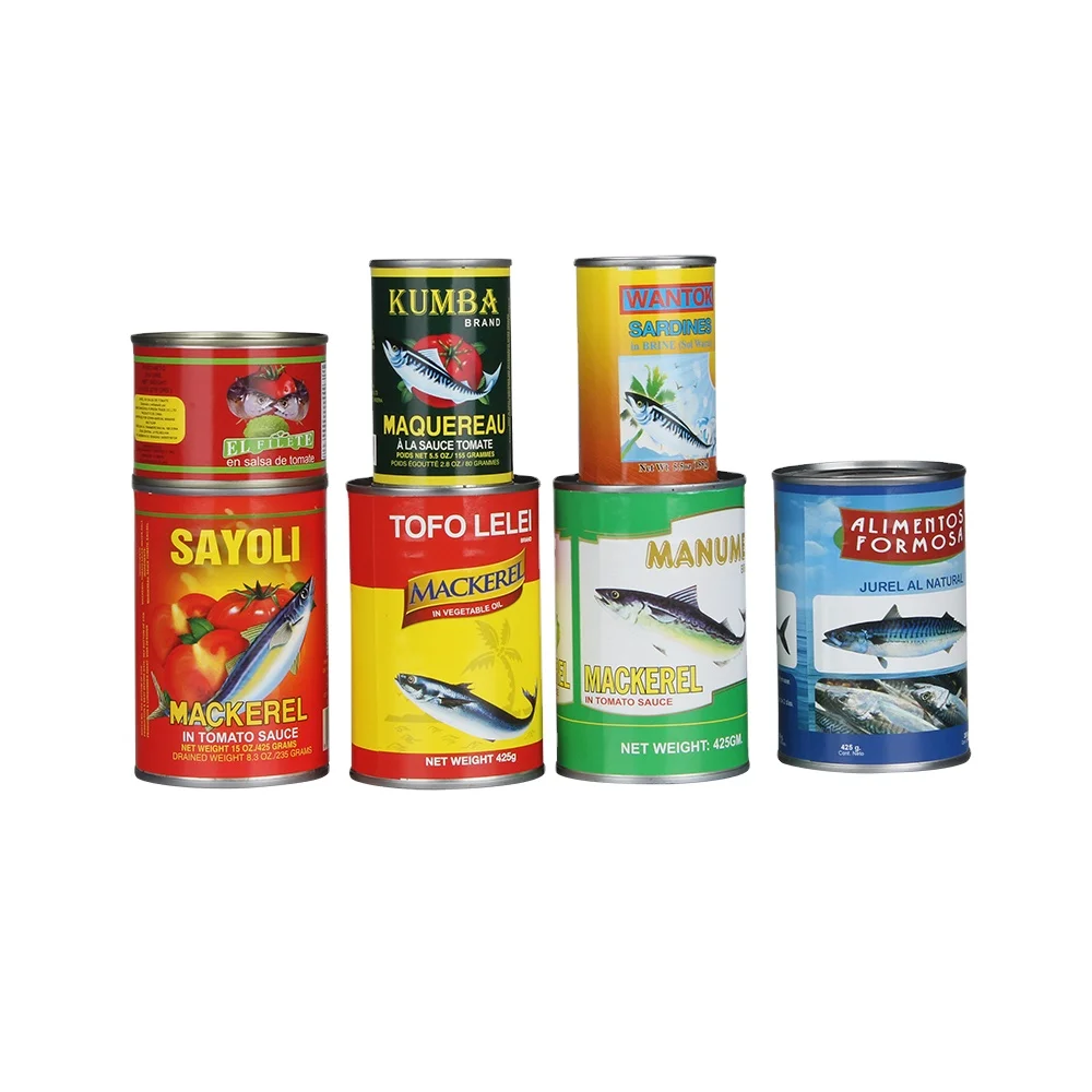 Canned food Canned Fish Canned Sardine/Tuna/Mackerel in tomato sauce/oil/brine 125G 155G 425G