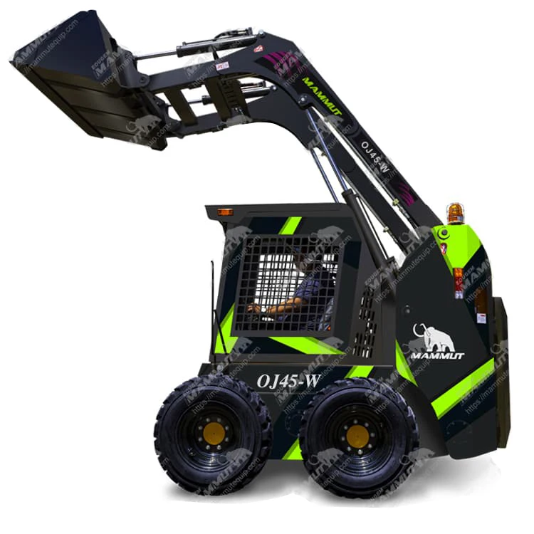 Hot sale 700kg 800kg 900kg compact skid steer loader agricultural mini micro skid steer loader Chinese loader