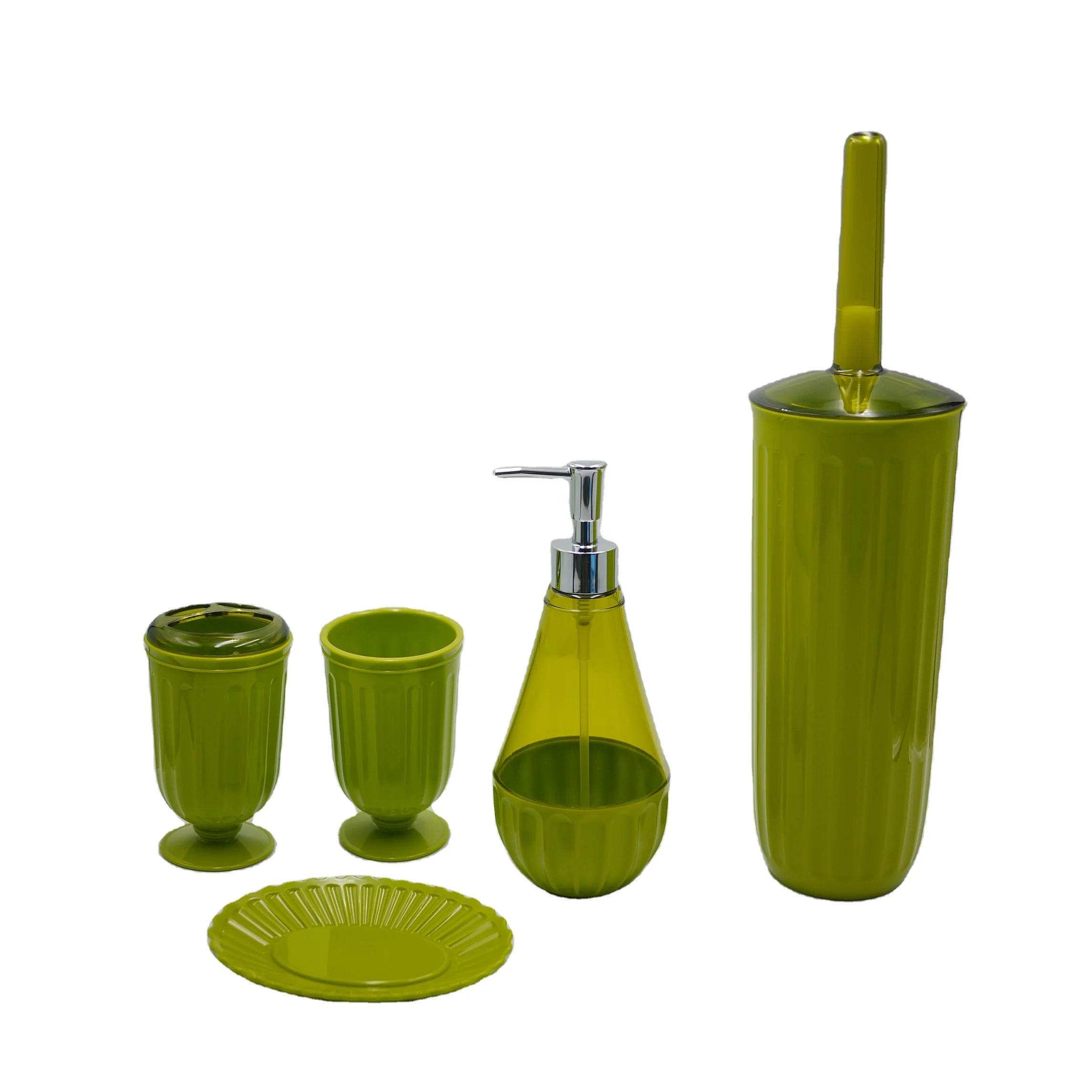 Toilet Accessories Soap Holder Dispenser Toothbrush Holder Cleaning Brush Bathroom Products Bathroom Decor