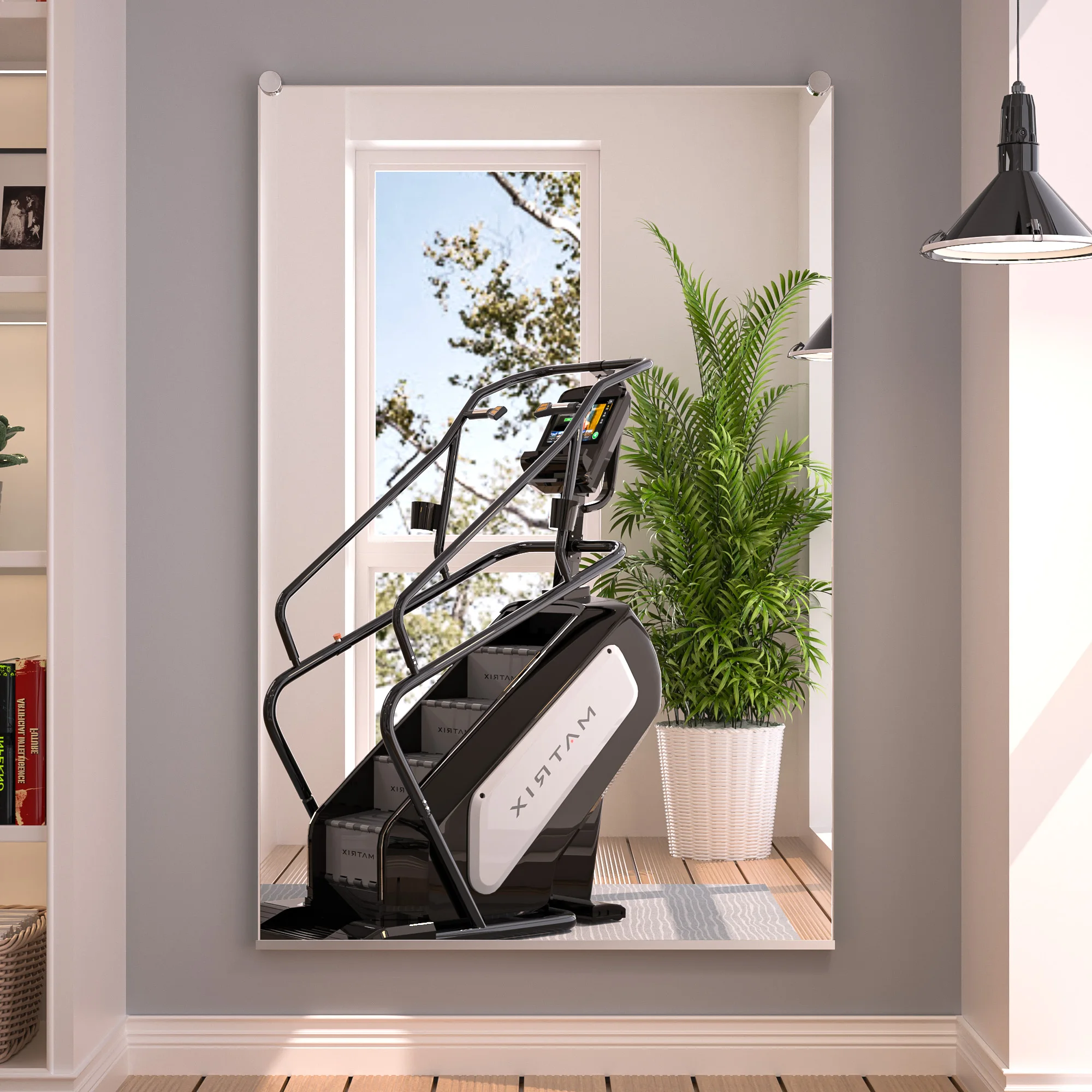 Home Use Standing Touch Screen Body Workout  fitness mirror Gym Exercise Fitness Mirrors 121*80cm for one piece