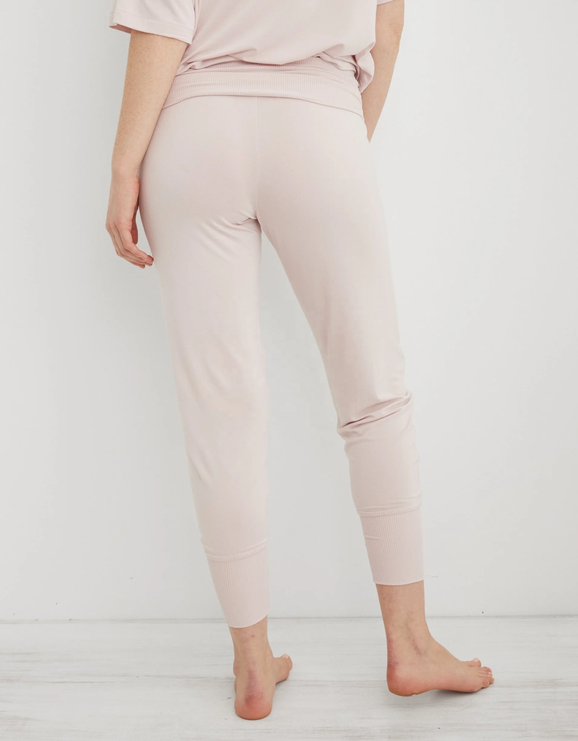 New European Design Elastic Waist Multi-pockets Casual Pants Women Solid Match All Cargo Trousers