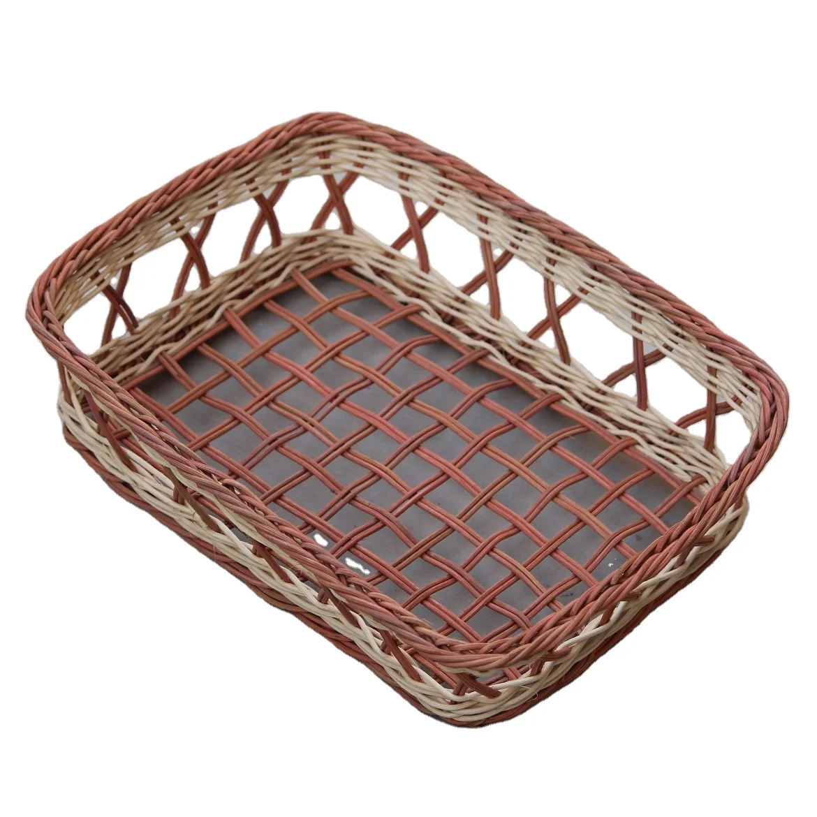 100% Handmade Decorative Rattan Serving Tray New Latest  Design serving tray Manufacturer And Exporter From India