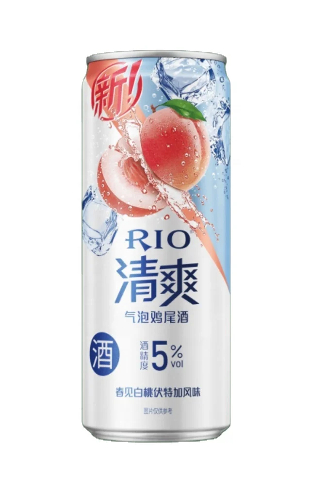 2022 RIO sparkling cocktail drinks fresh Spring Peach vodka 5%vol family bar holiday party home 330ml