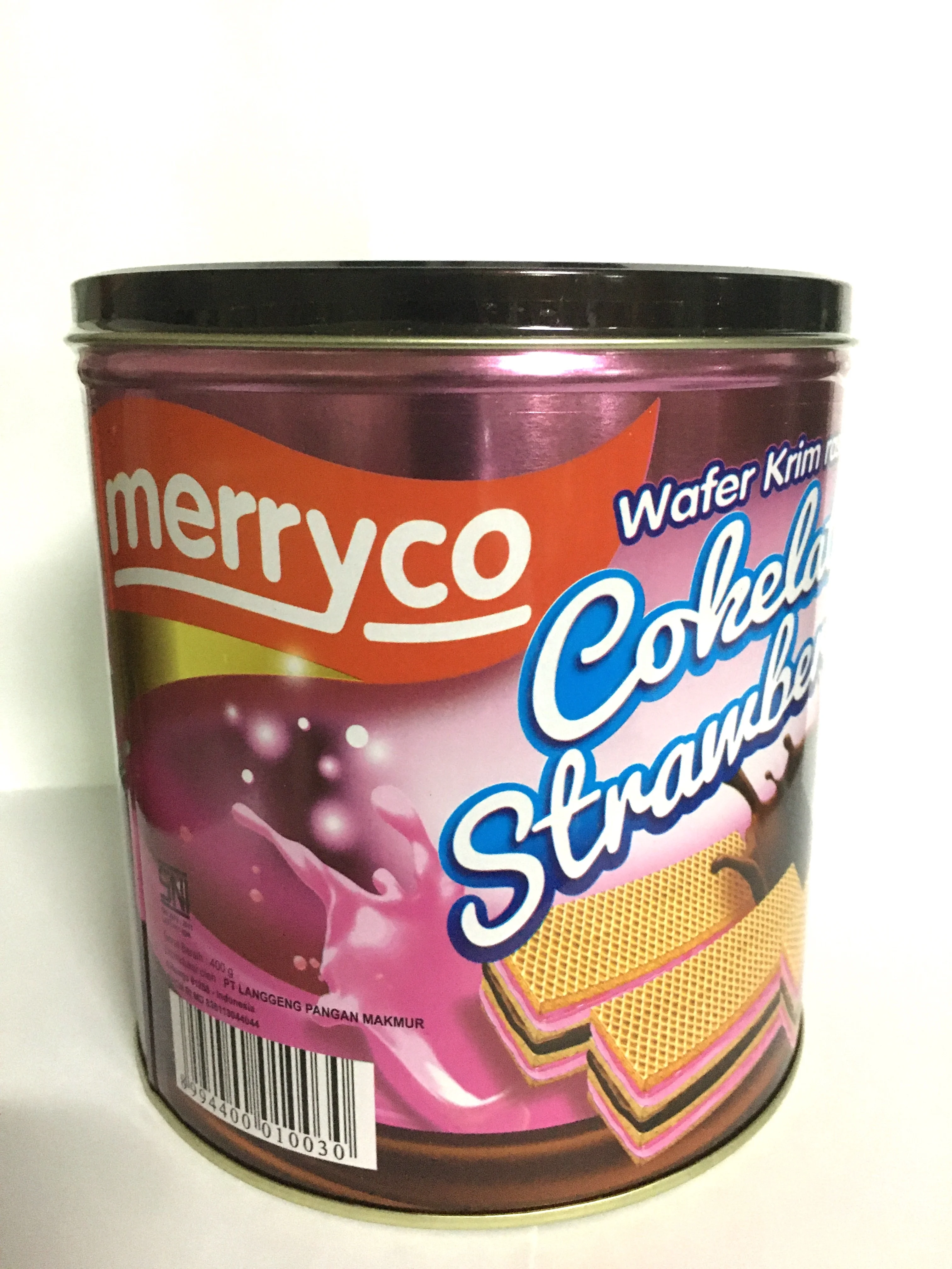 Hot sell Indonesia wafer Biscuits Chocolate, Strawberry Tinned Bucket Festive Chinese New Year ( 6 pcs x 350gr )