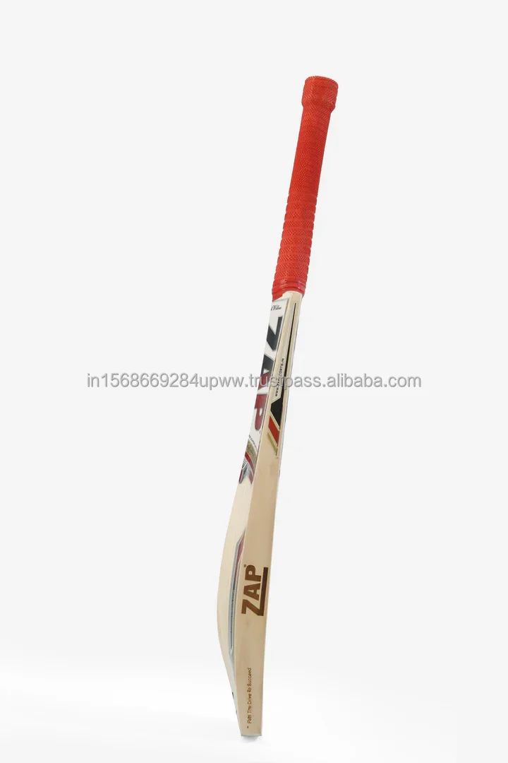 ZAP Classic Drive English Willow Cricket Bat Size 2 Made of Premium Wood and Plastic for Sports Use