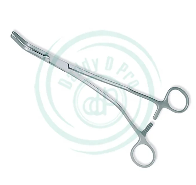 DDP CE ISO Hysterectomy Clamps Curved German Stainless Steel Hysterectomy Forceps Gynecology Urology Instrument Surgical Forceps