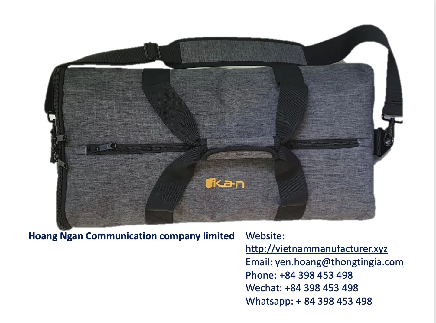 OEM/ ODM Vietnam backpack manufacturer Sport bag Waterproof Equipment bag Bag for men made in Vietnam