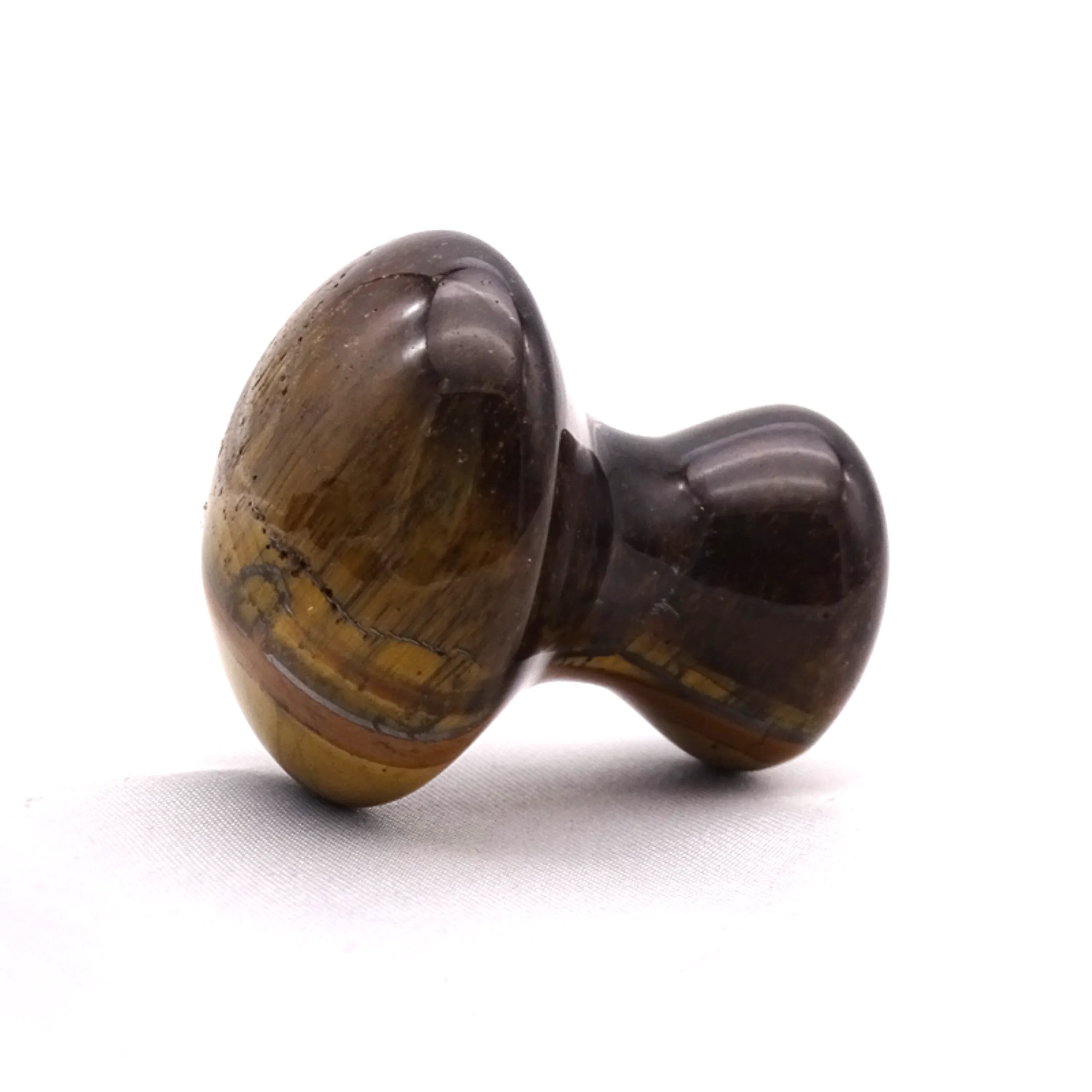 Natural Gemstone Tiger Eye Guasha Mushroom Facial Massager Kit Mushroom Shaped Jade Guasha Massage Set Face Massage