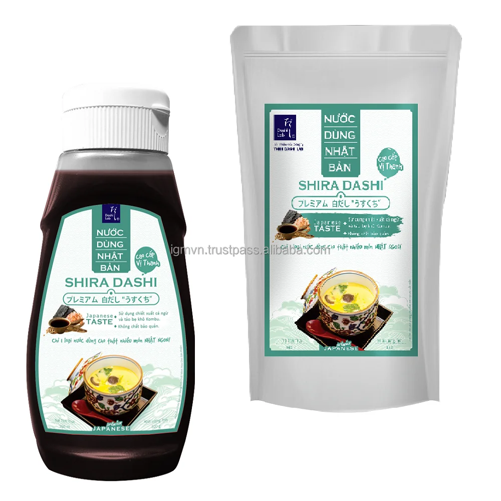 Japanese Oden Nabe Hotpot Authentic Taste Shira Dashi (Light Type) Soy Sauce Made From Vietnam With Japan Recipe