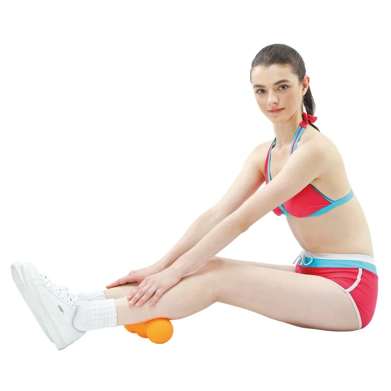 ANCORE Peanut Massage Ball - Triple Peanuts High Density Fascia Ball Foam Roller