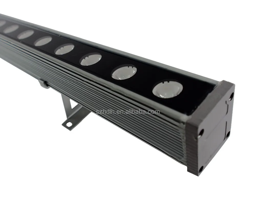 LED outdoor Wall Grazer  Outdoor Facade Lighting Wall Washer Anti Glare 18-30W Anti Glazer Shield Adjustable IP67 DC24