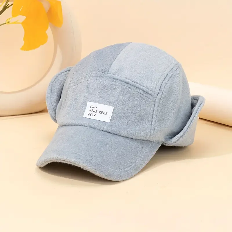 Brand from Vietnam Luxury Style Corduroy Fitted Hat for Children Custom Logo for Cycling and Fishing in Winter