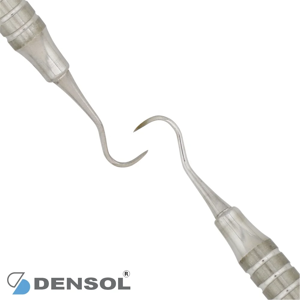 Dental Examination Sickle Scaler With Hollow Handle 10mm Dental Surgical Scaling Tool