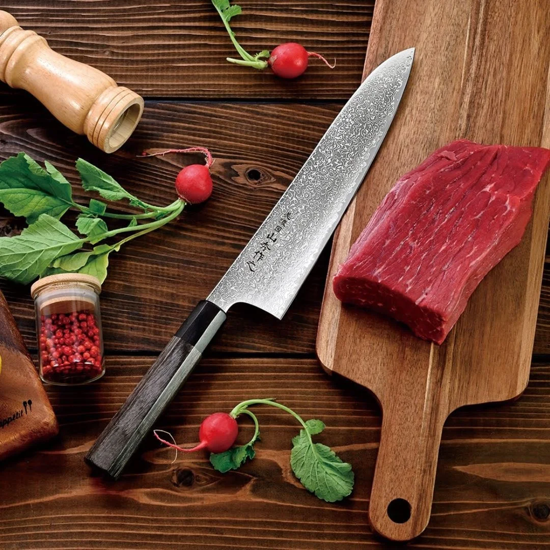 Artistic Gyuto  8 inch SG2/ Stainless Steel kitchen knife made by Real Japanese craftman