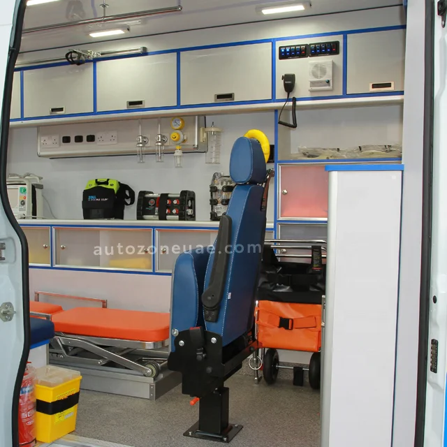 High Quality ICU Ambulance Brand New and Used Fully Equipped with Diesel & Gasoline Fuel Options Manual Transmission