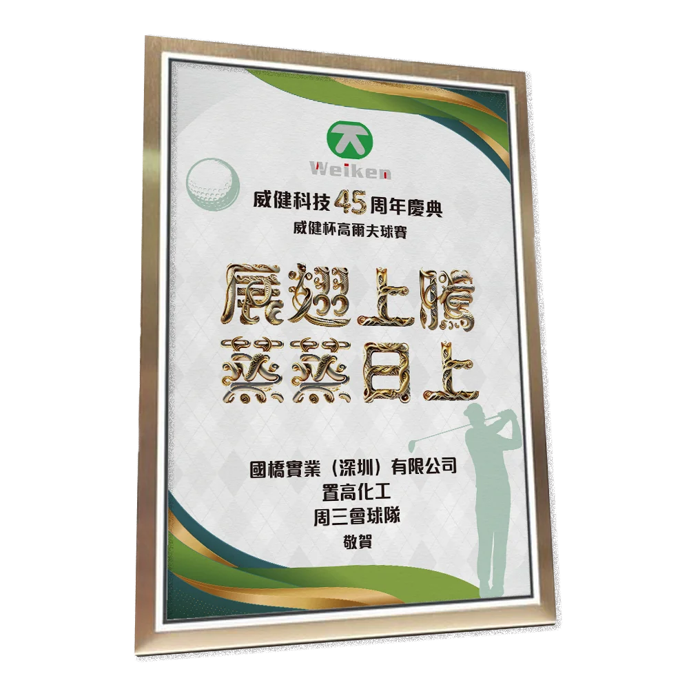 Customizable Design Green Glossy Paper 4-Color Printing Regular Sizewith Attractive Price Quick Response Certificate for Award