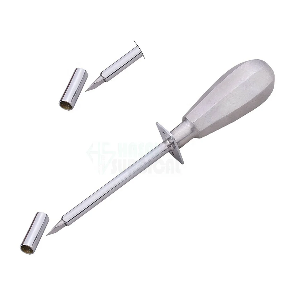 Высококачественное ветеринарное хирургическое оборудование для троакара и канюли 4 в 1 производство Пакистане