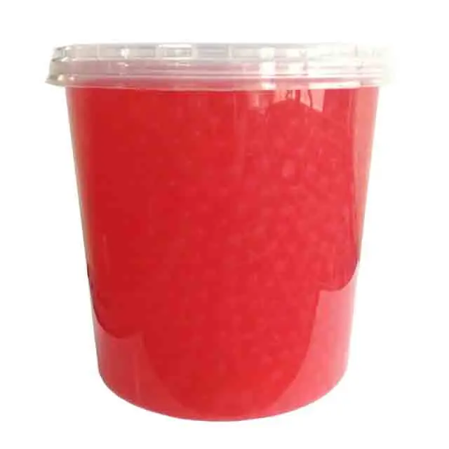 Bubble tea topping dragon fruit popping boba