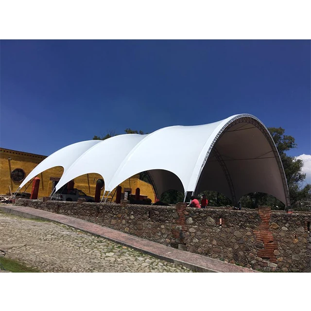 Quicker installation PTFE PVC ETFE  HPDE  architectural fabric structures