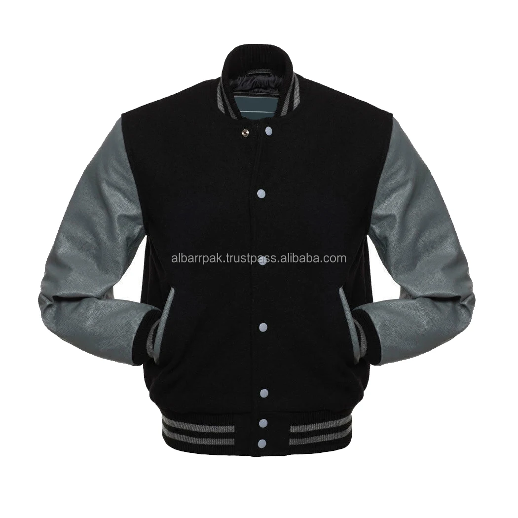 American Football Baseball Basketball College Letterman Bomber Jackets