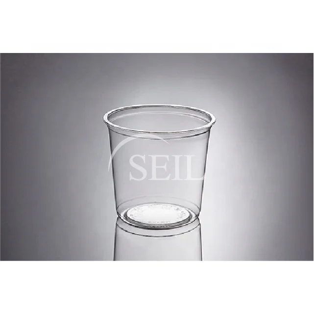 HR24 Disposable Clear Plastic Cups lid / Takeaway Daily Food Grade for Packaging Salad, Fruit, Deli, Vegitable and Side dishes