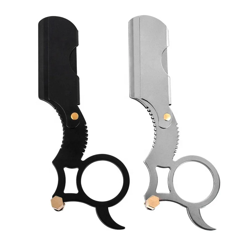 
Barber Straight Edge Finger Insert Handle Shaving Razor Wholesale Good Quality Finger Razors 