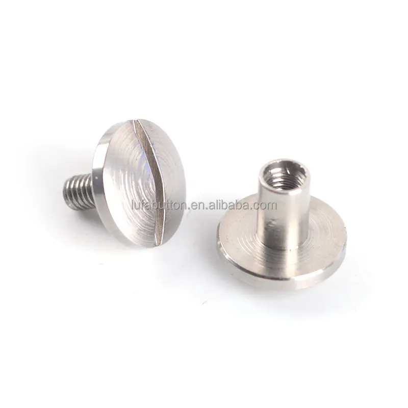 Manufacturer Stainless Steel ScrewBack Rivet Stud Screw Nail  Leather Belt for Sewing 4-20MM