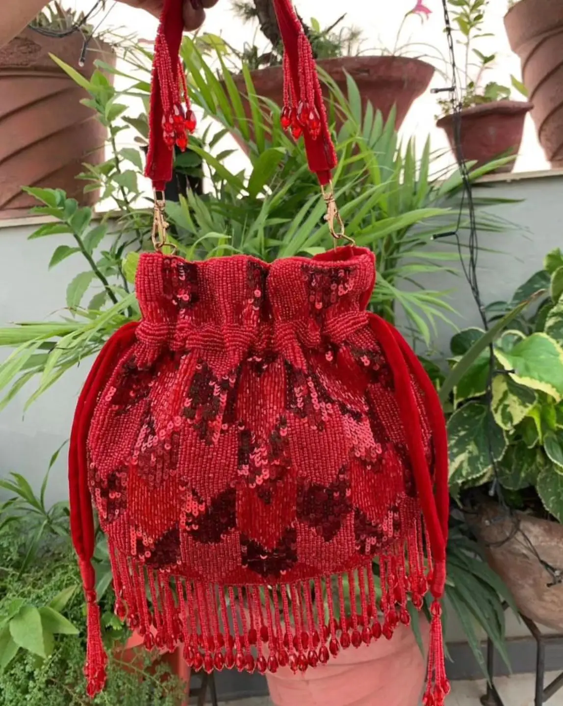 Beautiful High Quality And Best Indian Handmade Embroidery Ethnic Wedding Gift Party Bags Wrist Handbag