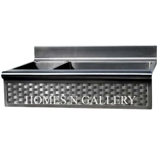 Factory Direct Sale Latest Design Kitchen Ware Stainless Steel Wash Basin & Kitchen Sink With Antique Finishing From India