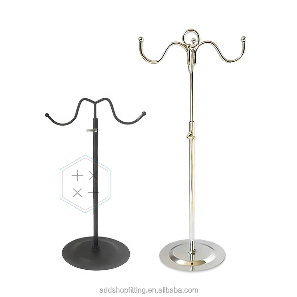 4 hooks Shop display stand wig hair extension tools