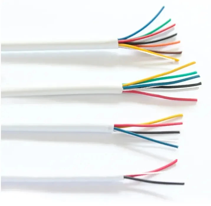 Unshielded and Shielded Alarm Cable for Security Monitoring 4/8/10/12 Cores with PVC Jacket Electrical Wires Product