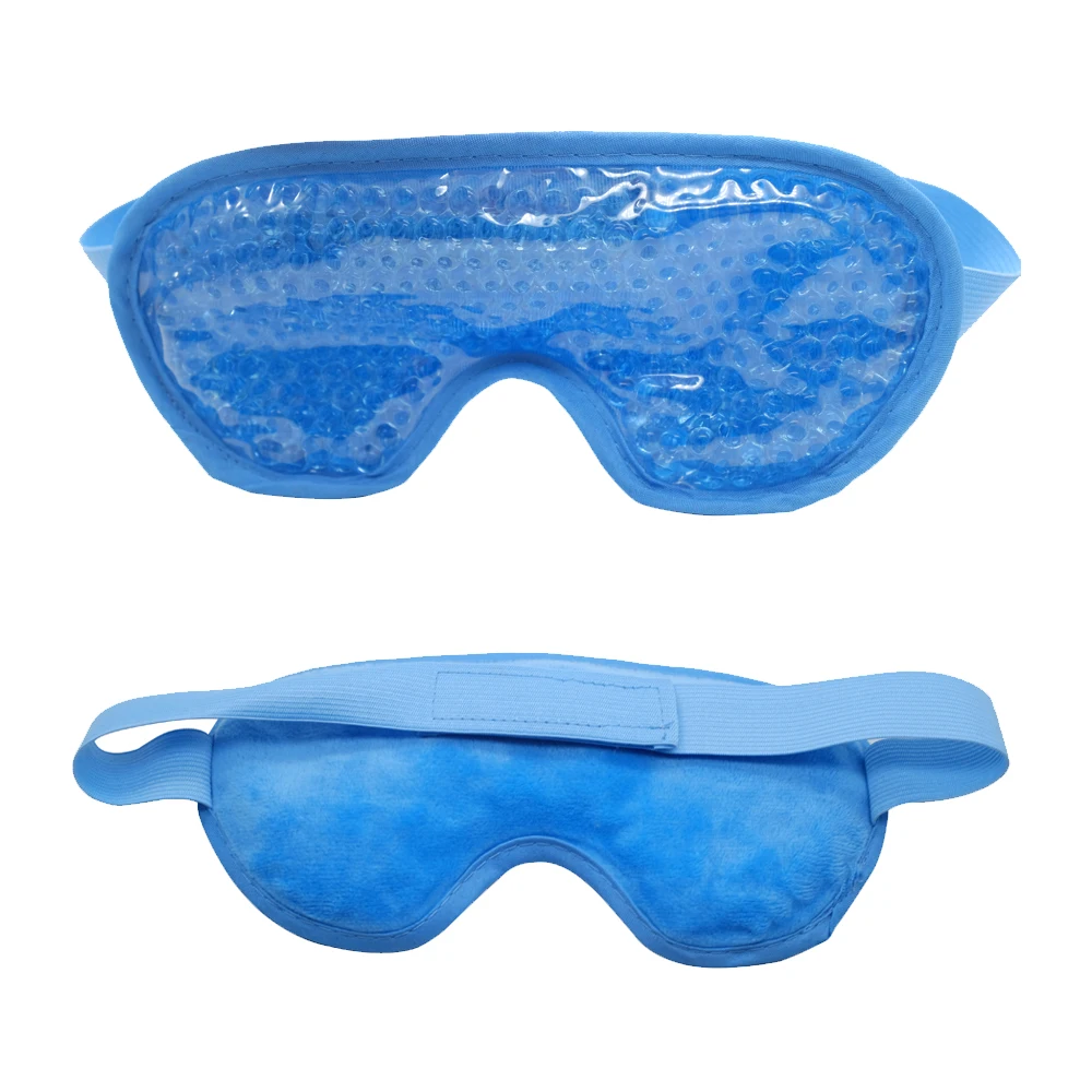 hot cold Therapy Sleep Mask for Headache gel beads ice eye mask silk ice face mask