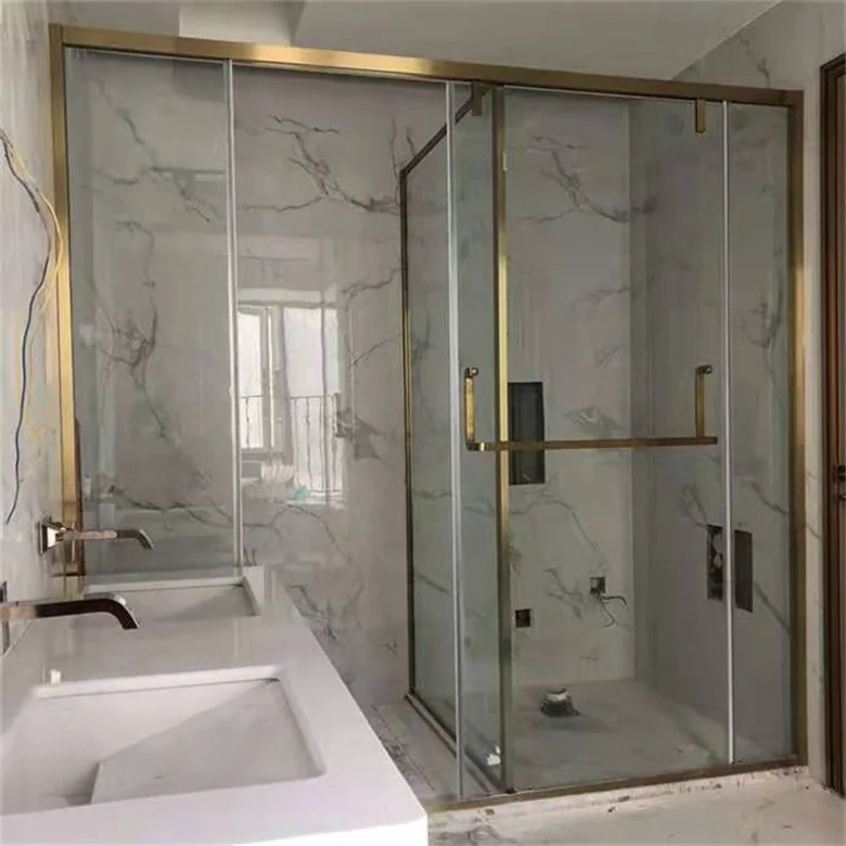 Glass Shower Room Sliding Shower Modern Bathroom Prefab Modular Shower Room