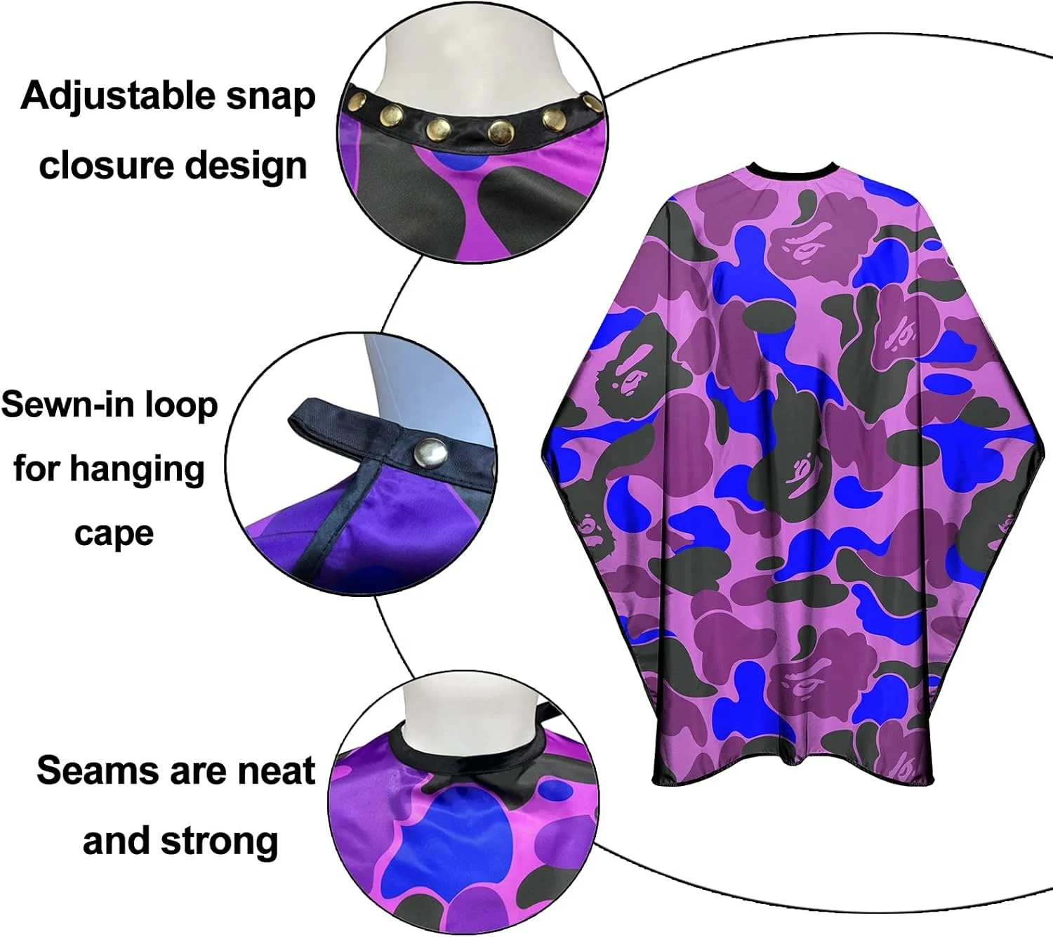 Kids Hair saloon capes  BARBER Hair  CAPES WITH CUSTOM DESIGN 100% POLYESTER IN WATER PROOF AND WATER RESISTANT