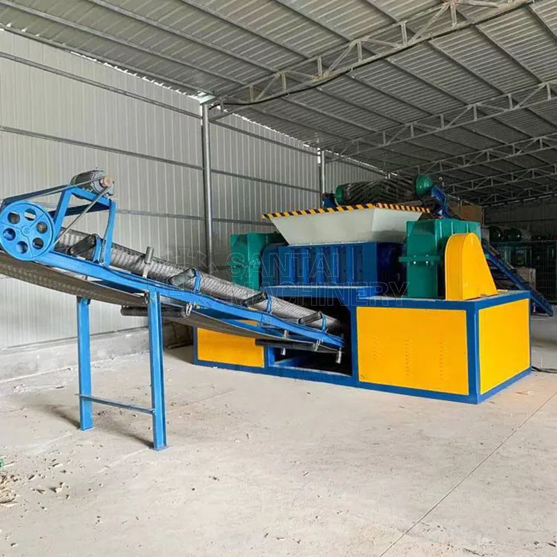 Factory Direct Sale Waste Car Electronic Products Integrated Board Crushing Double Shaft Shredder