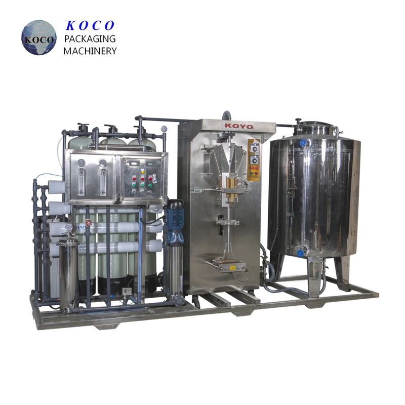 KOCO Water treatment machine 4000L reverse osmosis demineralized purifying filtration plant equipment