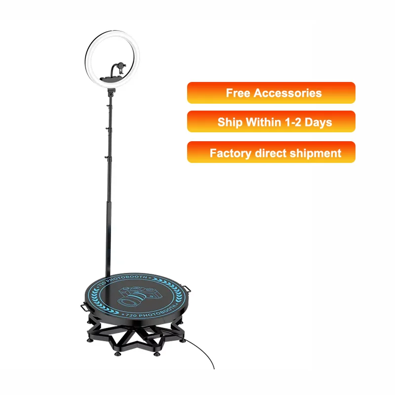 Cheap 360 Camera Video 3d Abyss 360 Spinning Photo Booth Automatic Photobooth 2022 Adjustable Machine