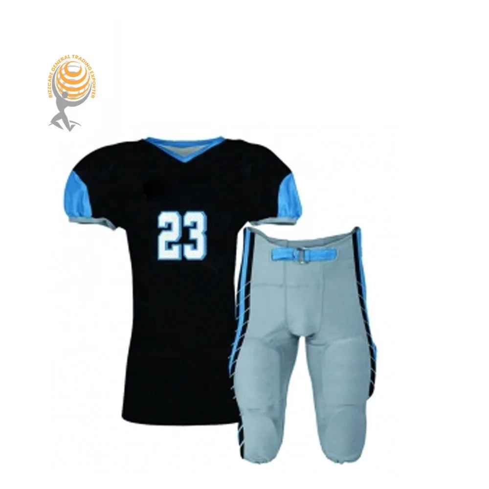 
Sports wear numbering Full sublimation american football jersey customized team wear youth and adults football jersey and pant 