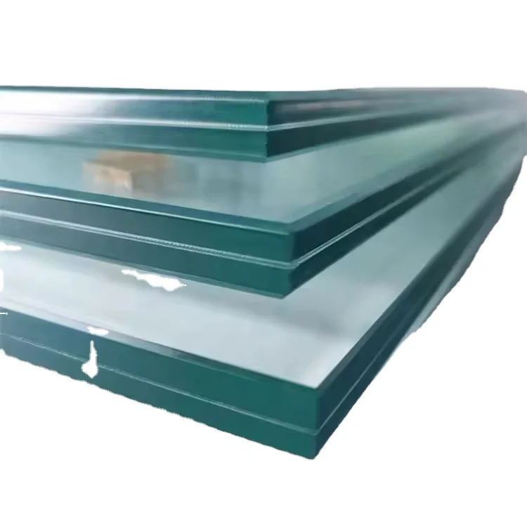 Strong explosion-proof performance bulletproof glass laminated glass