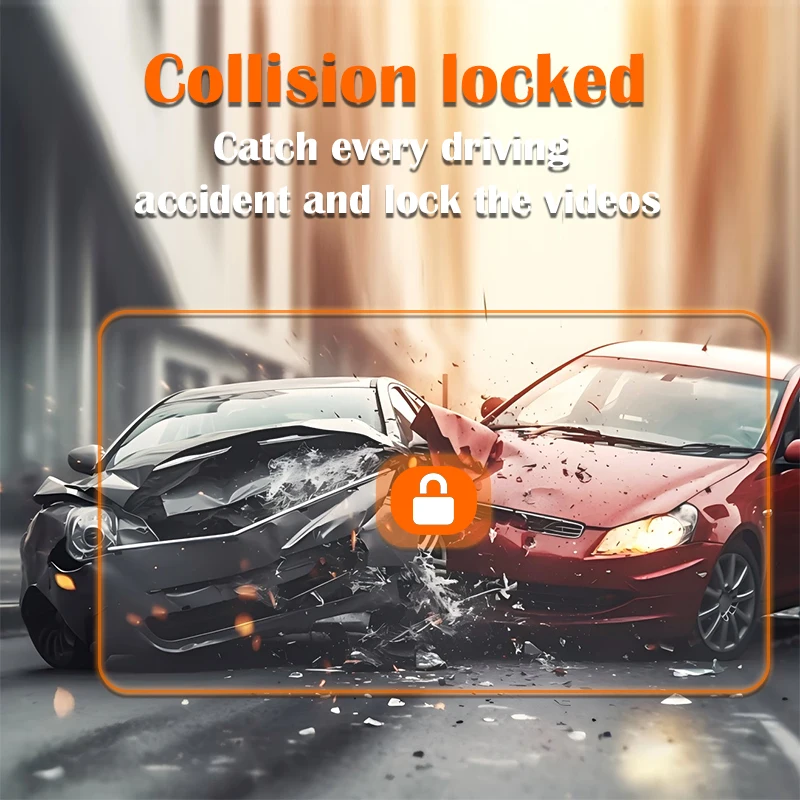 Dual Recording Dashcam with 4K Front and Rear Camera	Night Vision Recorder Full HD 4K Cam for Cars Car Dash Cam Video Cameras
