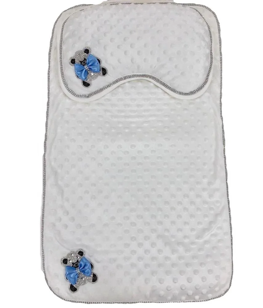 Wholesale Custom Modern Luxury Style Portable Newborn New Design High Quality Blue Small Bed For Baby  Lux Portatif Baby Bed