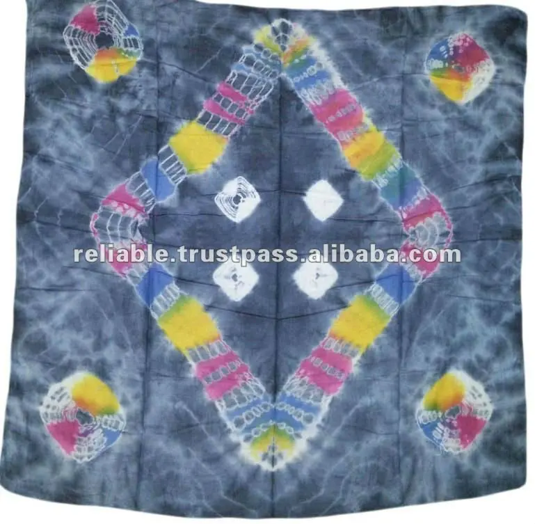 COLOR FASHION CHEAP TIE DYE SCARF